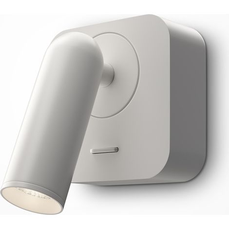 Applique Da Parete Moderno Mirax Metallo Bianco Luce Led Integrato 3W Ip20 (1/4)