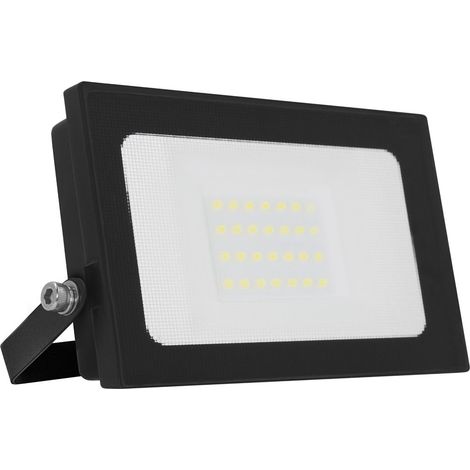 Projecteur LED aluminium noir mat 12/24v 20w