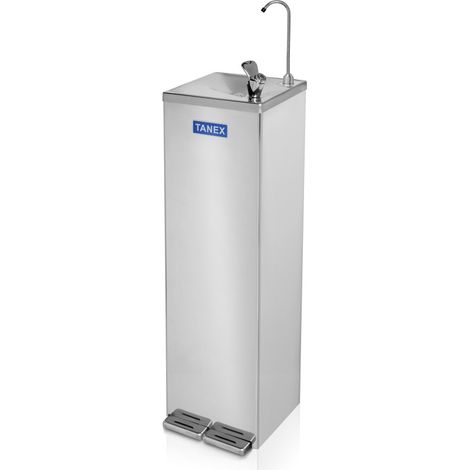 Fontaine à Eau Tanex - 18 L - Acier Inox - Mains Libres - T-7ALV 2PE - Canaletas