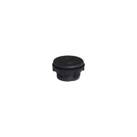 Tapón obturador HARMONY XAP de plástico negro para estaciones de control.