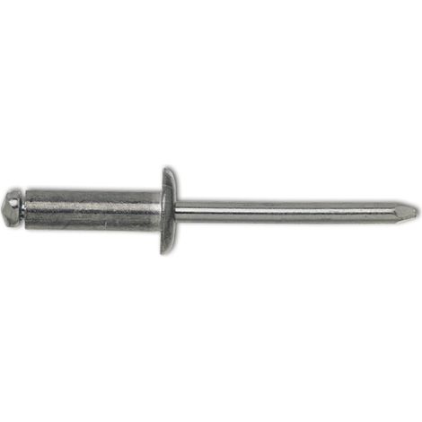 Blindniete Großflachkopf 5.0x10 Kopf 14.5mm Aluminium mit Stahldorn