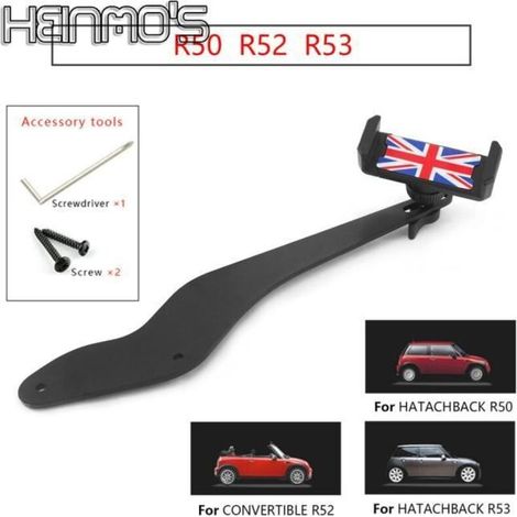 Support de téléphone GPS - MINI Cooper - R50 R52 R53 - Rouge - Accessoire Téléphone - Navigation mobile (1/4)