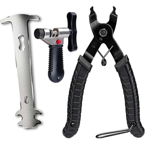 Outil universel de réparation de chaîne de vélo pour 7, 8, 9, 10, 11 et 12 vitesses : pince, coupe-chaîne et kit d’outils de réparation (1/5)