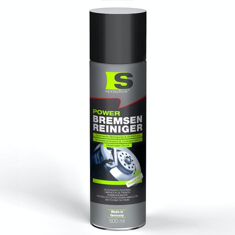 Spraytive 1x 500ml Power Bremsenreiniger Spray – Industriereiniger gegen Schmutz, Öl, Fett (1/5)