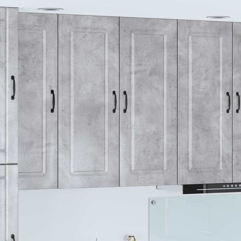 Küchenschrank Kalmar Beton Grau 80 x 31 x 100 cm Holzwerkstoff