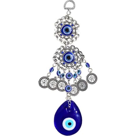 Blaues böses Auge als Wanddekoration, 1 Stück, türkisches Auge, böses Auge