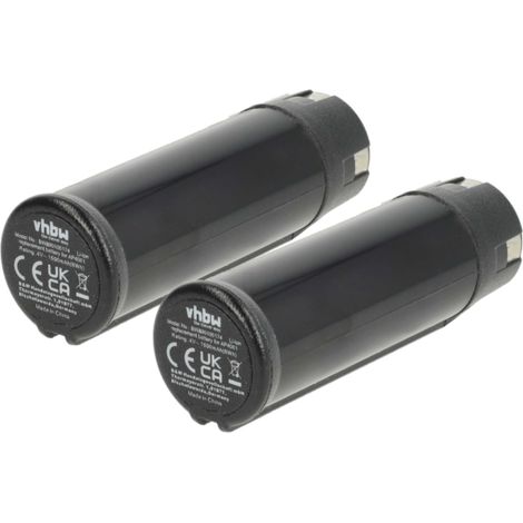vhbw 2x Batterie compatible avec Ryobi RP4900, TEK 4, TEK4, RP4530, RP4550 outil électrique (1500 mAh, Li-ion, 4 V)