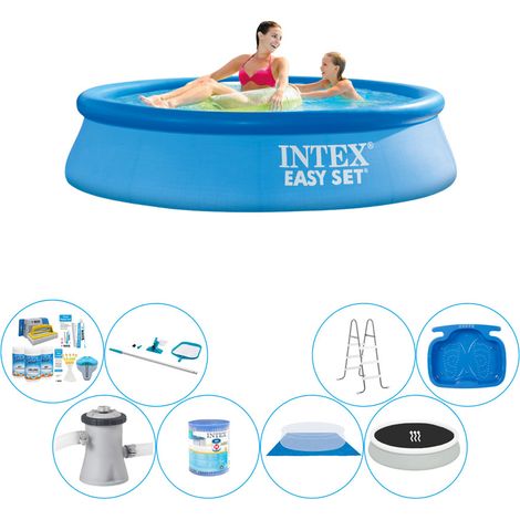 Set de piscine Deluxe - Intex Easy Set Ronde 244x61 cm - OFFRIR (1/5)