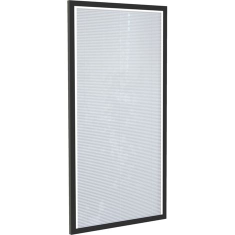 vetrata con serranda artplast in alluminio per casetta modulare 96x200 cm