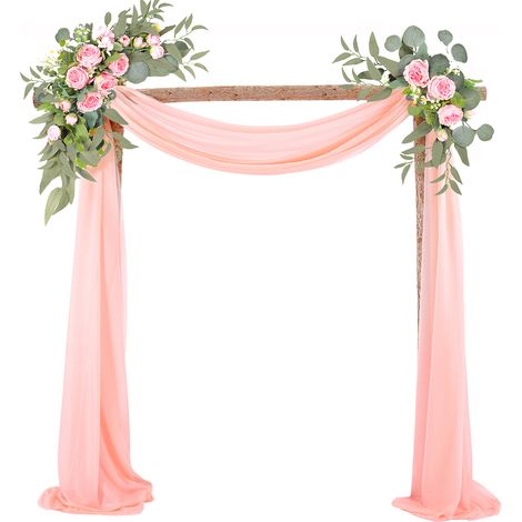 Rideaux pour arche de mariage, agencement de décoration de mariage, rideaux de fond pour arche (1/5)