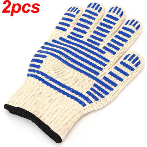 1 Paire de Gants de Protection Thermique pour Four et Micro-Ondes, Anti-Brûlures (1/5)