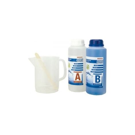 Michaud Schnellharz-Gel bi-komponent klar 1 Liter