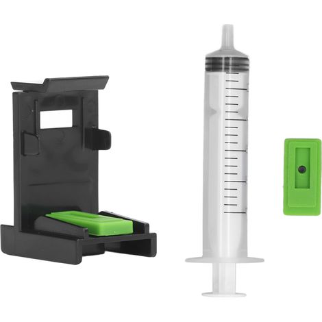 Recharge d'encre à clip ABS PP, support portable avec seringue pour cartouches 745 746 47 57 705 706 810 811 210 211 (1/5)