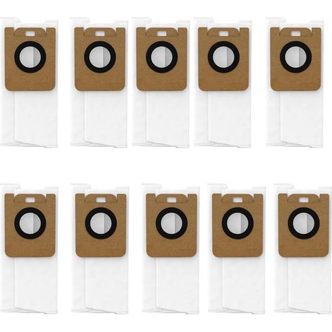 Staubsaugerzubehör Staubbeutel kompatibel mit Dream Bot Z10 Pro D10 Plus L10 Plus Staubsauger Ersatzteile Zubehör Home & Küche (Color : 10PCS DUST Bag) (1/5)