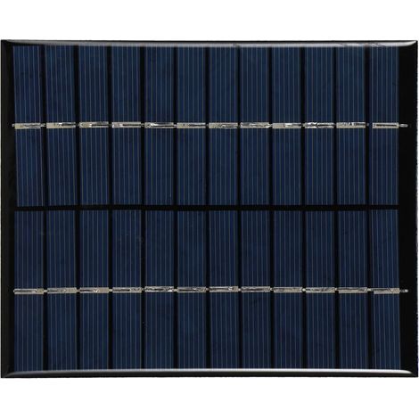 Projet de bricolage d'éclairage et de charge solaire avec panneau solaire en silicium polycristallin 2W 12V (1/4)