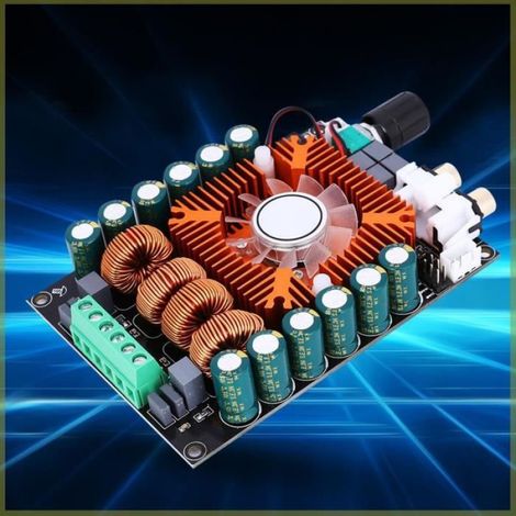 Cocosity Amplificateur de Puissance Numérique Haute Qualité 160Wx2 Support BTL 2.0 Stereo (1/4)