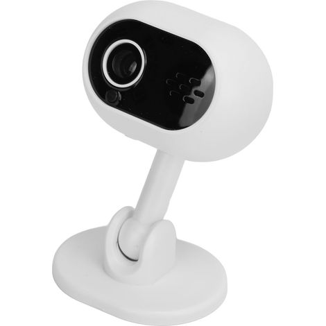 Caméra de surveillance intérieure sans fil 1080p WiFi avec vision nocturne, audio bidirectionnel et détection de mouvement (blanche) pour la sécurité de votre domicile. (1/5)