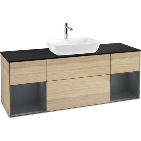 Villeroy & Boch F862HGPC Meuble sous-lavabo Finion F86 (1/2)