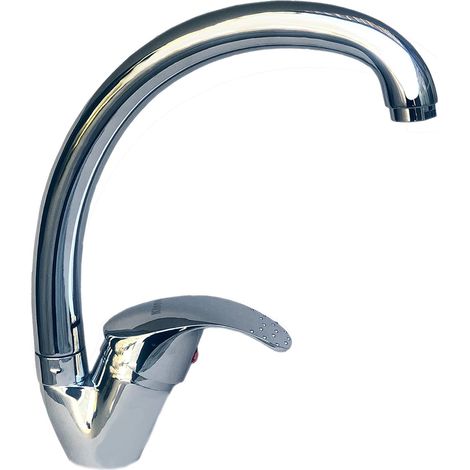 Kippen 5120AX - Miscelatore a Canna Fusa per Lavello da Cucina. Modello "Saturn" (1/2)