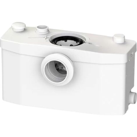 SFA – Broyeur adaptable 400W pour WC et douche – 4 entrées – Moteur silencieux 46 dB(A) – Refoulement horizontal 100 m
