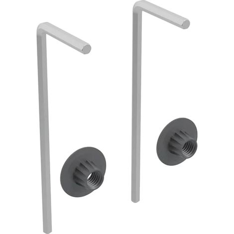 Geberit juego de llaves hexagonales para inodoro suspendido (2 uds.), 597210000