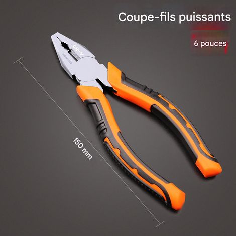 Pince universelle - Mâchoires forgées en acier au carbone (Cr-V) - Plusieurs tailles (1/5)