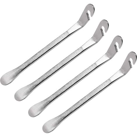 Set di 4 leve per pneumatici da bicicletta, smontagomme manuale, leve per pneumatici in acciaio, estrattore per pneumatici, pala per leve per pneumatici, attrezzi per bicicletta, kit di riparazione le