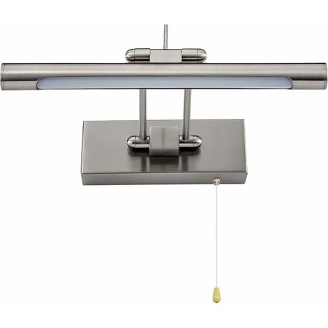 Lampada da specchio per bagno con interruttore, lampada da parete a LED per bagno, IP44, luce regolabile per specchio da trucco, 4000 K, 35 cm/6 W (1/4)