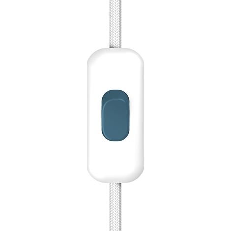 Interruttore Unipolare rompifilo Creative Switch Bianco  Petrolio