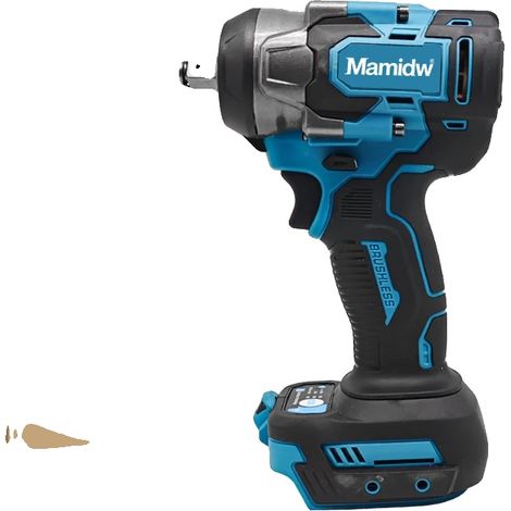 Llave de impacto, 800 N·m de par, diseño inalámbrico, no requiere batería. (1/2)