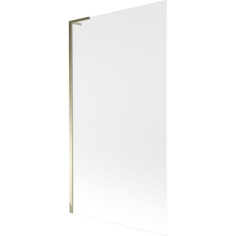 Mexen Next L paratia per vasca da bagno a 1 anta 100 x 150 cm, smerigliato, oro - 895-100-000-03-30-50 (1/5)