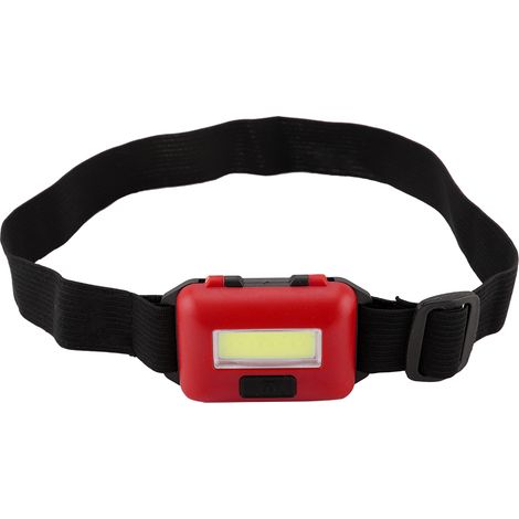 Lampe Frontale Led Cob Réglable - 3 Modes Éclairage - Bandeau Élastique Confortable - Pour Randonnée Camping Chasse Pêche (1/5)