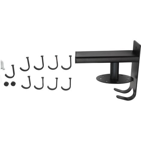 Utensil Hooks 360 Degree Rotatable Kitchen Utensil Rack Hangers Hooks Wall Mounted with 8 Hooks for Kitchen Bathroom Space Aluminum Retractable (1/5)