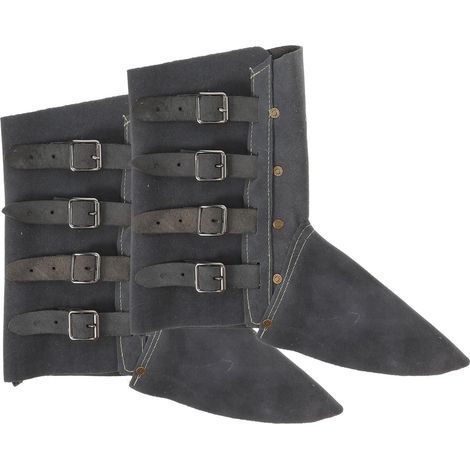 Surchaussures de soudeur en cuir bovin certifi rsistant la chaleur (1/5)