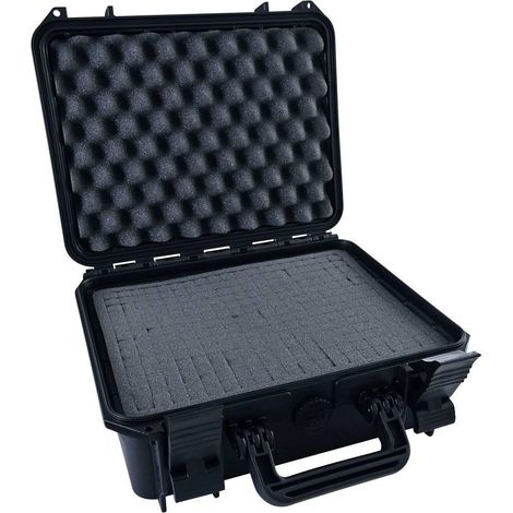 Max-products MAX300S maletín de herramientas negro robusto e impermeable