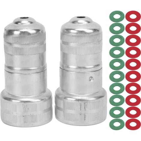 Lot de 22 brosses de nettoyage pour bornes de batterie avec 10 rondelles rouges et 10 rondelles vertes anti-corrosion pour le dépoussiérage. (1/5)