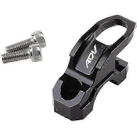 Accessoires CNC pour moto : support de maître-cylindre de frein, pince, crochet pour sac, support pour casque pour Honda Adv150 Adv350 Adv 350 150 (noir) (1/5)