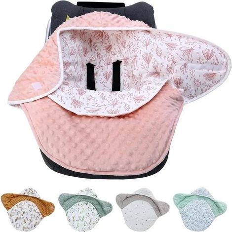 Couverture Hiver Bébé - pour Sièges Auto Nids d'ange Bebe Doux et Chaud Sac de Couchage pour Bebe 0-12 Mois