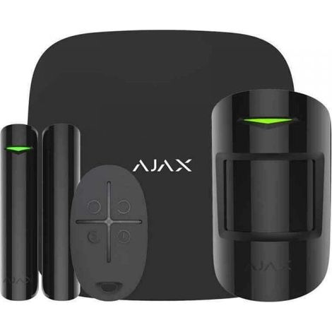 Ajax Kit antifurto wireless HUB PLUS + GSM(2G/3G) + LAN+ WIFI+ SENSORI nero - 38177 - 20289