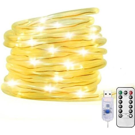 Bande LED - Solaire - 100 LED - 10 M - Multicolore - Extérieur (1/4)
