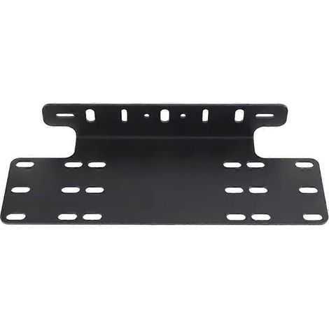 Support de plaque d'immatriculation avant pour voiture, cadre en aluminium, supports pour barre lumineuse de travail à LED (1/5)