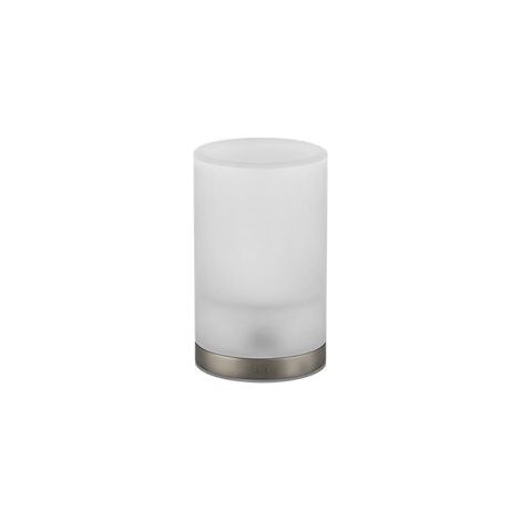 Gessi Emporio porte-verre version sur pied, en verre satiné,