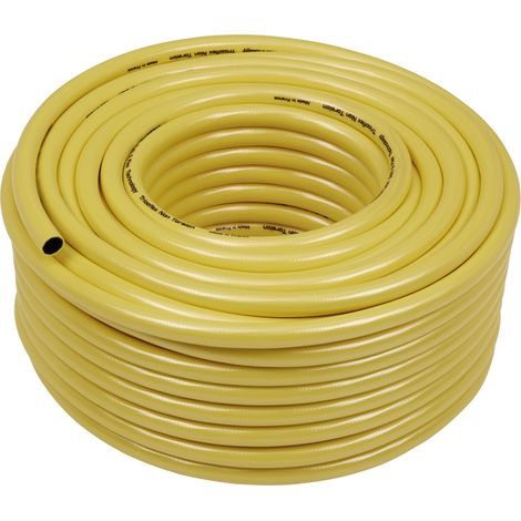 Tuyau d'arrosage professionnel 12,5 mm 50 m – Technologie TNT – Résistant aux chocs et à l'abrasion – Pour chantiers humides – Tricoflex