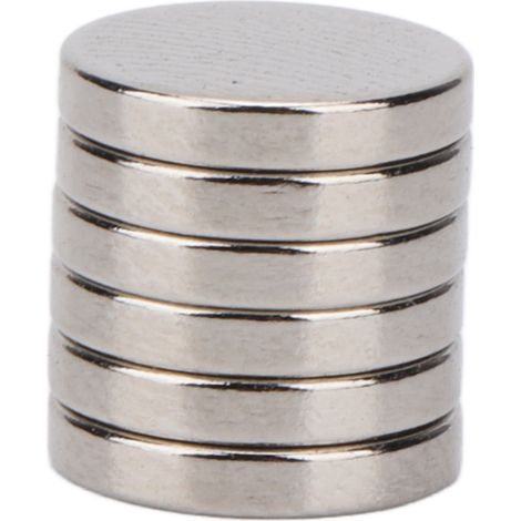 100 aimants néodyme ultra-puissants, mini, ronds, pour panneaux d'affichage, 8 x 1 mm / 0,3 x 0,04 po (1/5)