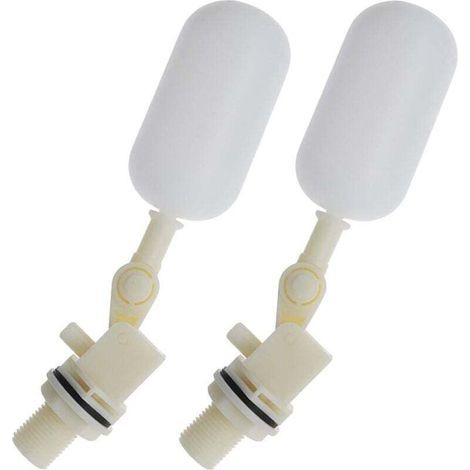 2pcs Robinet Boule de Vanne à Flotteur pour Aquarium Automatique 1/2 Pouce 20mm (1/5)