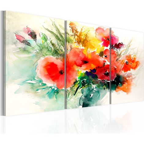 Quadro - Mazzo ad acquerello - 60x30 (1/4)