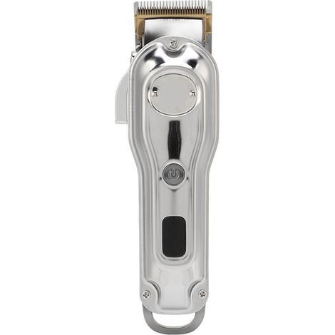 Tondeuse à cheveux avec 10 sabots de guidage, écran LCD LED et prise USB pour une utilisation personnelle et professionnelle. (1/5)