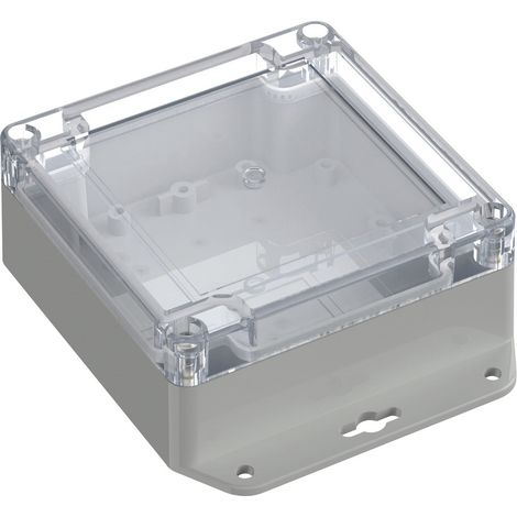 TRU COMPONENTS 6U07111105737 TC-13865268 Boîtier industriel 136.5 x 106.5 x 45 ABS-PC gris clair, tr