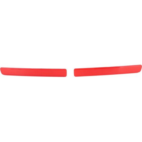 1 paire de réflecteurs de pare-chocs arrière XFF500030 rouge gauche droite de remplacement pour Land Rover Discovery 3 2004 à 2009-Crezuo (1/5)