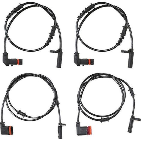4 capteurs ABS avant et arrière gauche/droite compatibles avec Mercedes-Benz W203 A209 R171 (références : 2035400417, 2035401317 et 2035401417)